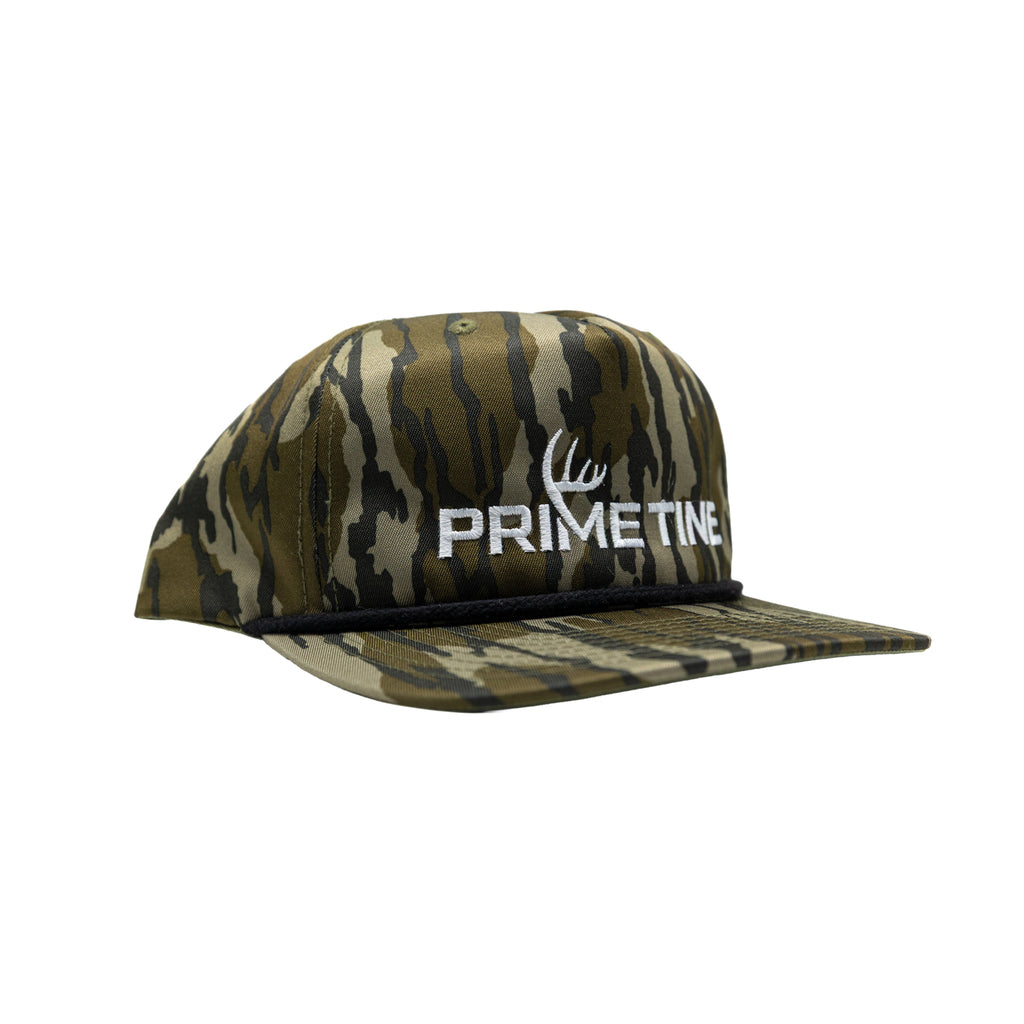 PrimeTine Bottomland Camo Rope Hat